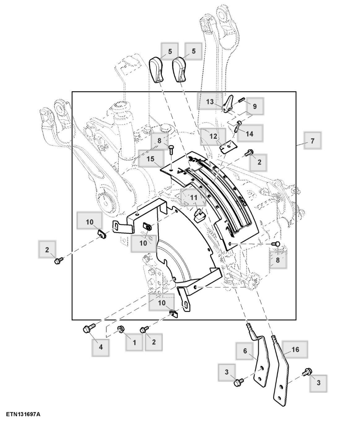 Chạc bánh răng MFWD 2100RPM